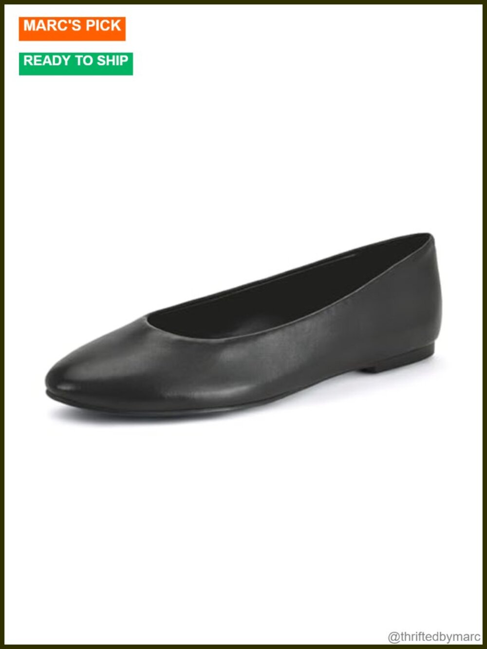 Nine West Valore Flat Slip-On Leather Upper Almond Toe Business Casual Shoes